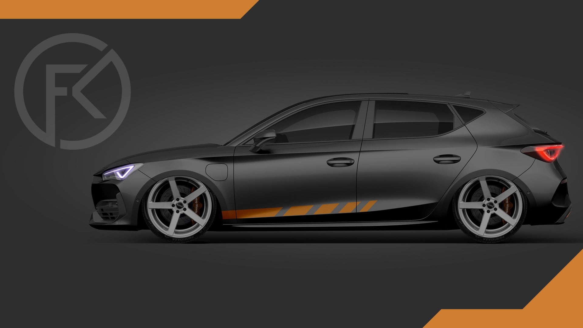 Universal Seitenstreifen Aufkleber Racing Auto Styling Tuning jdm Side Stripe