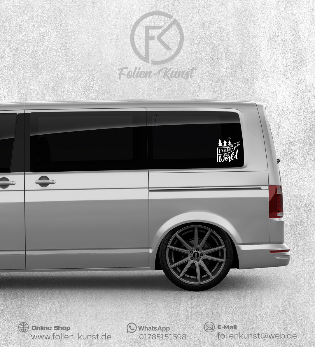 Explore the World Sticker Outdoor Aufkleber Van Auto