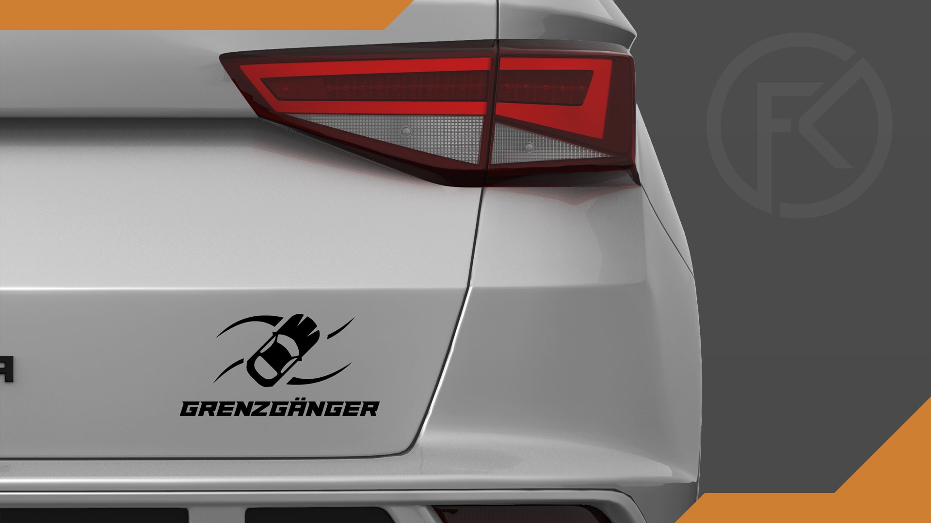 Grenzgänger Auto Aufkleber adrenalin sticker