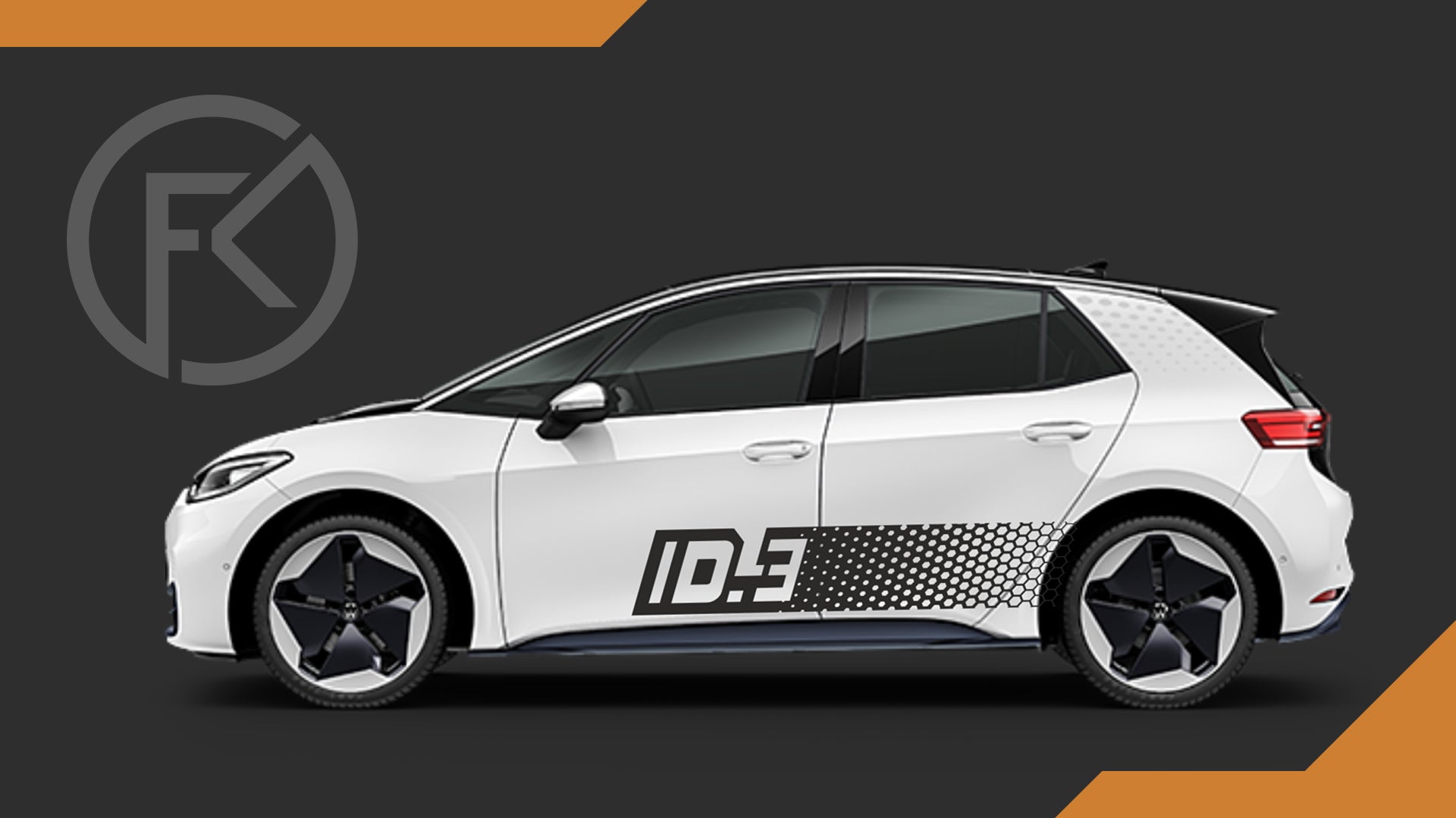 ID.3 Waben Seitenstreifen Set Elektro Styling Tuning