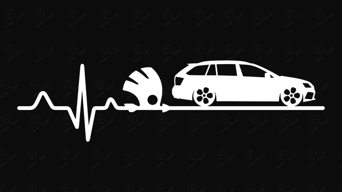 Impuls Silhouette Aufkleber mit Octavia 5E Kombi Sticker Tuning Style RS