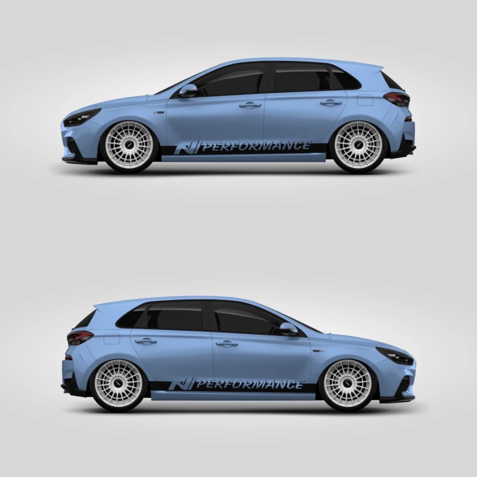 N Performance Seitenstreifen für i30N Auto Aufkleber Styling