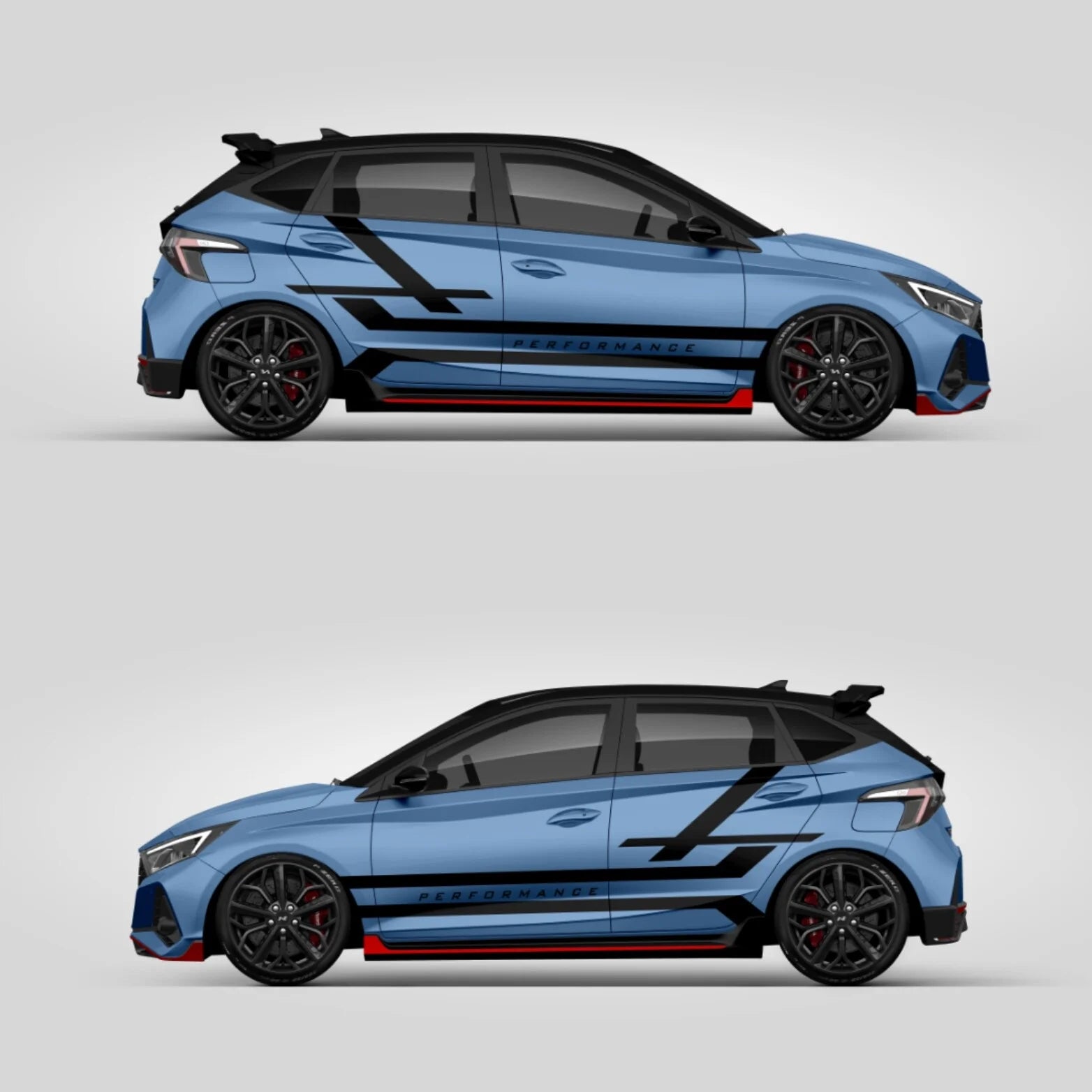 Performance Dekor Aufkleber Set Design Tuning #025-1