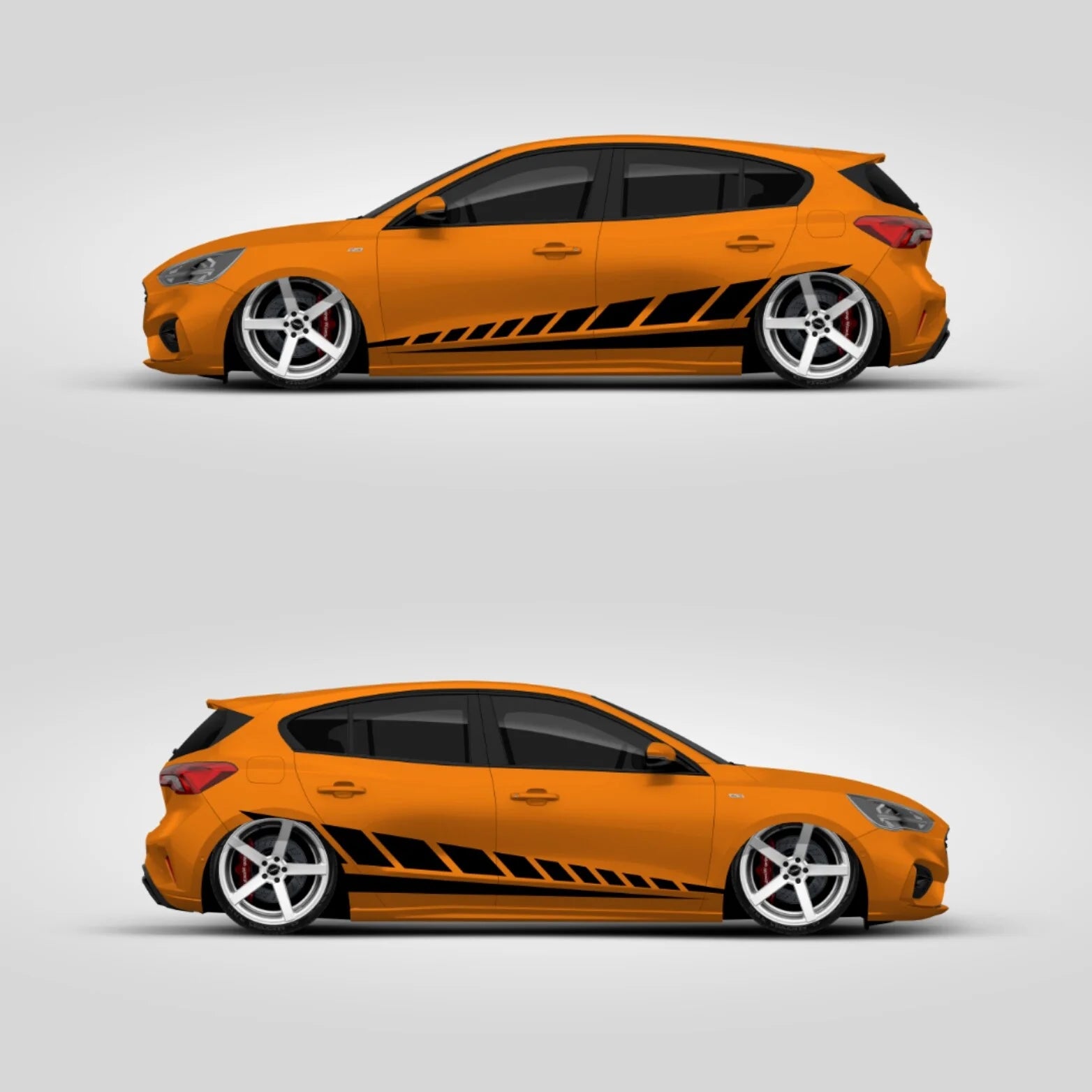 FastFurios Seitenstreifen Fahrzeugdekor Styling #030-1