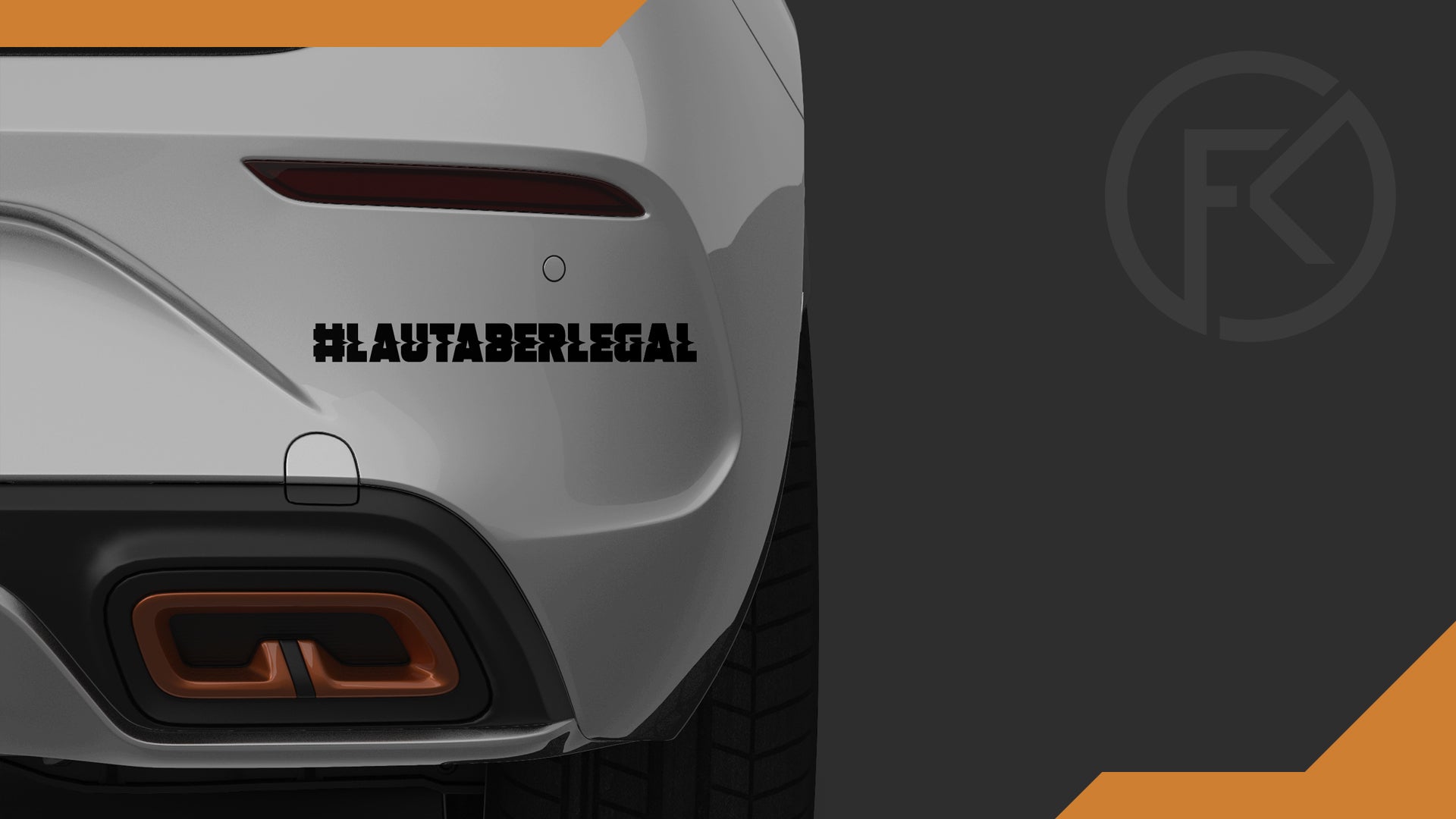 Laut aber Legal Aufkleber Auto Sticker Auspuff Sport Styling FolienSticker