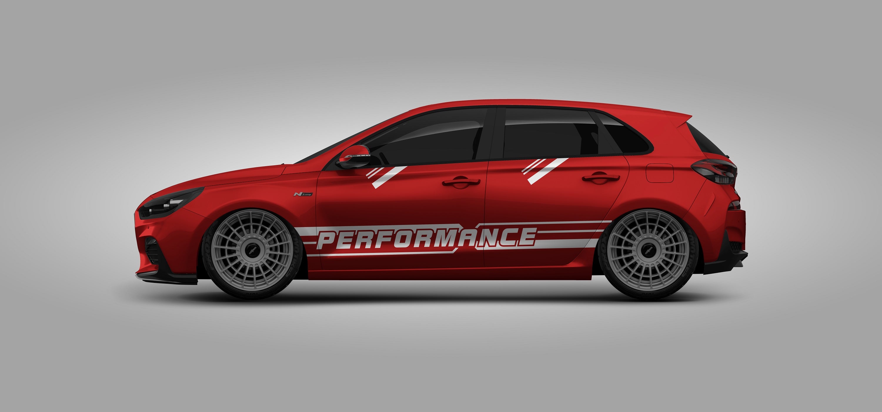 Performance V3 Seitenstreifen Stripe Tuning Styling Universal sport