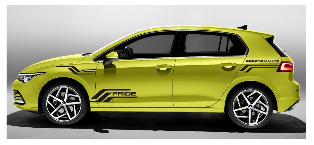 Universal Performance Seitendekor streifen aufkleber jdm stripe