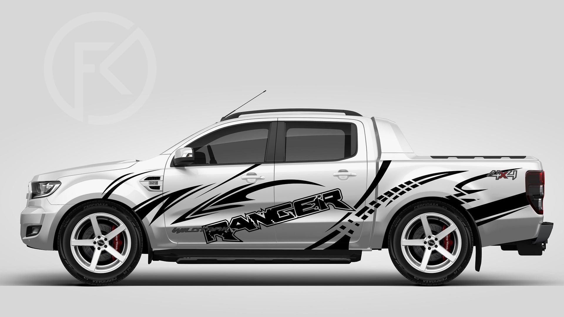 Offroad Ranger folien Dekor Aufkleber Set Fahrzeug Styling