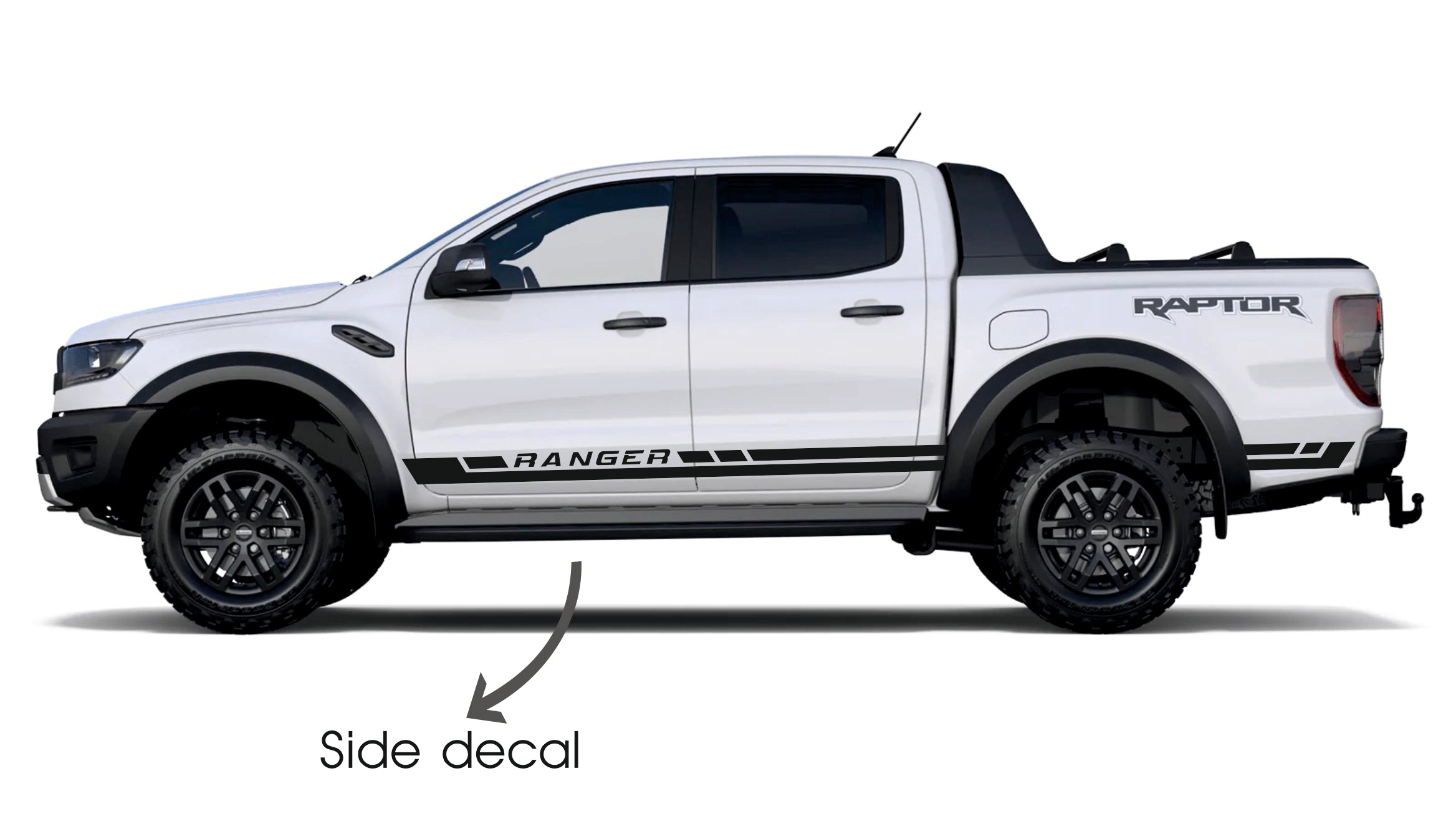 Ranger Streifen Aufkleber für Raptor Autosticker Styling Seite Rennstreifen