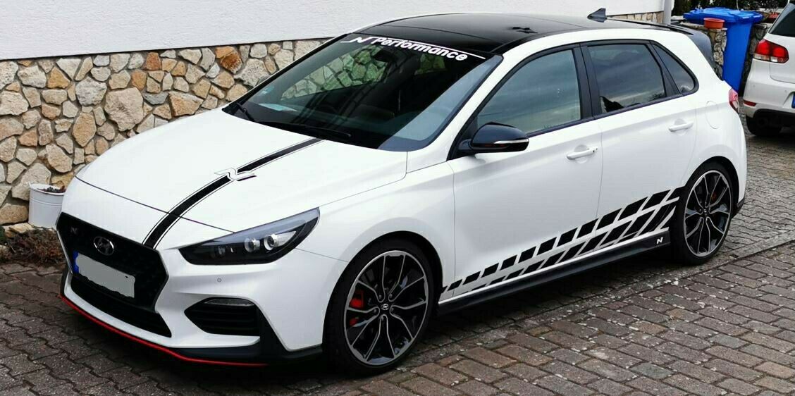 Skyline Streifen Aufkleber Universal RS Seitenstreifen