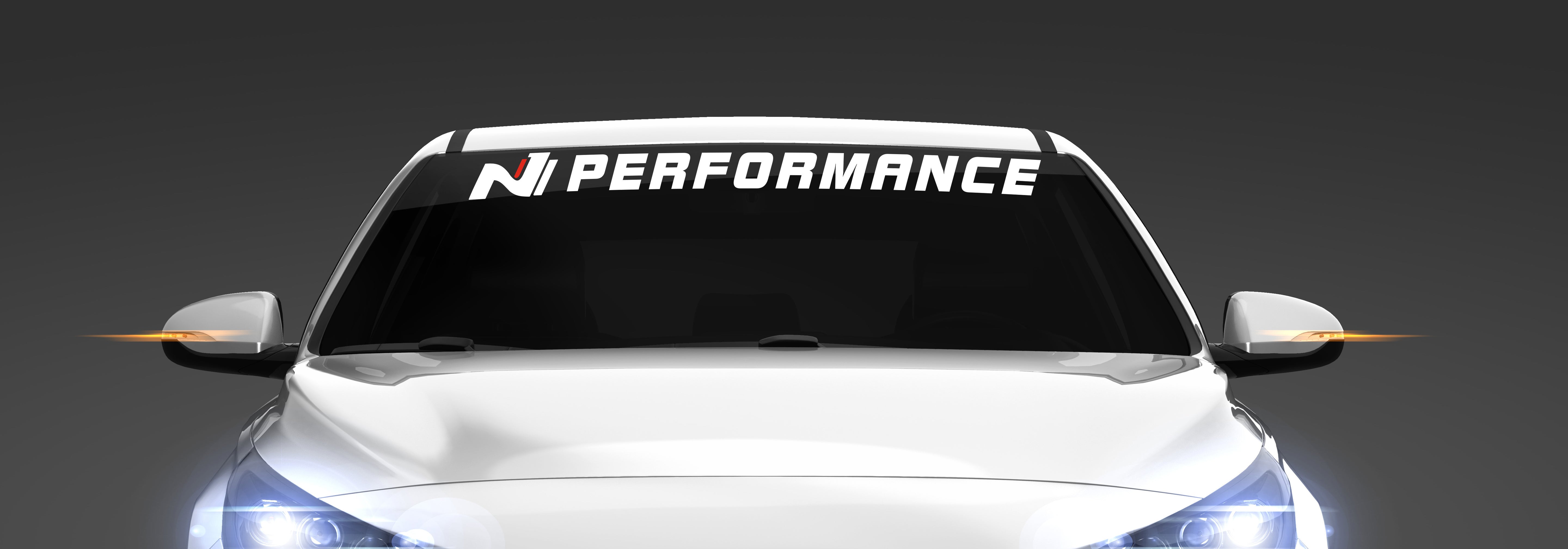 N Performance Scheibenkeil Aufkleber Sticker Tuning JDM für i30N