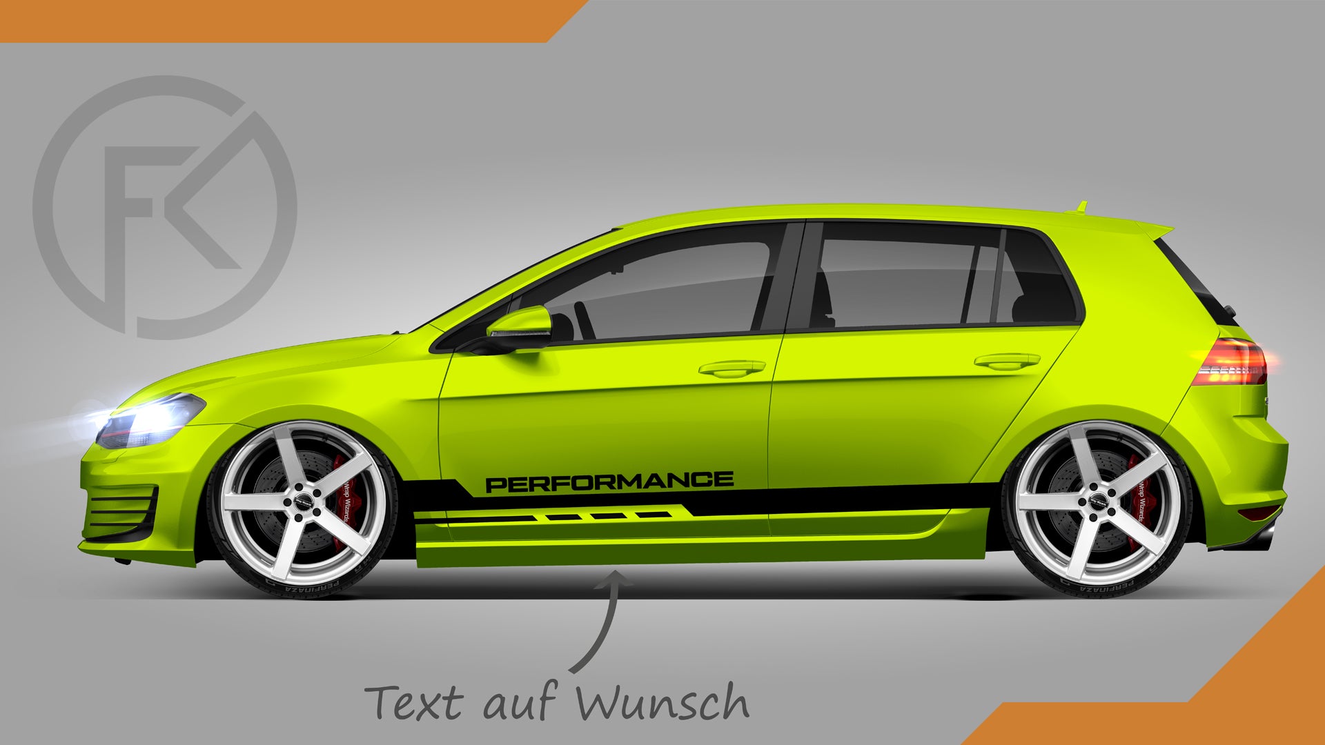 Style Seitenstreifen Sport Streifen Auto Tuning Dekor Aufkleber Race
