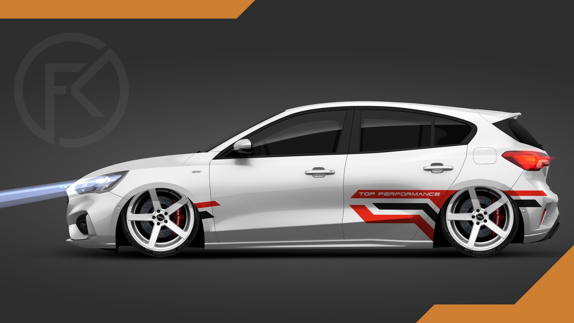 Top Performance Seitenstreifen Universal Dekor Set Styling