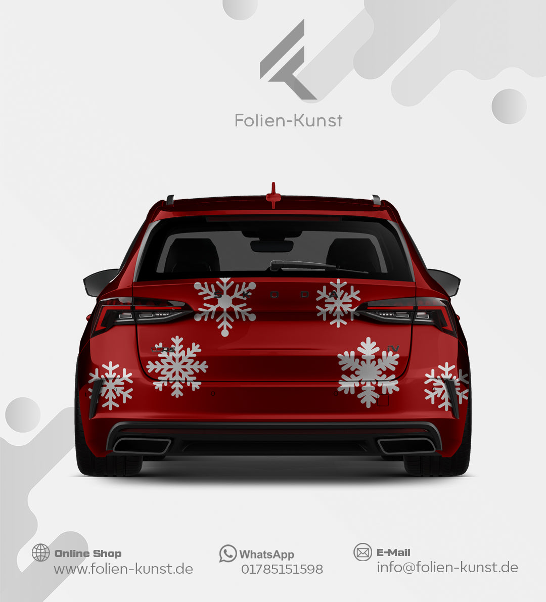 Folien Design Winter Edition Tuning Style Aufkleber Set #650