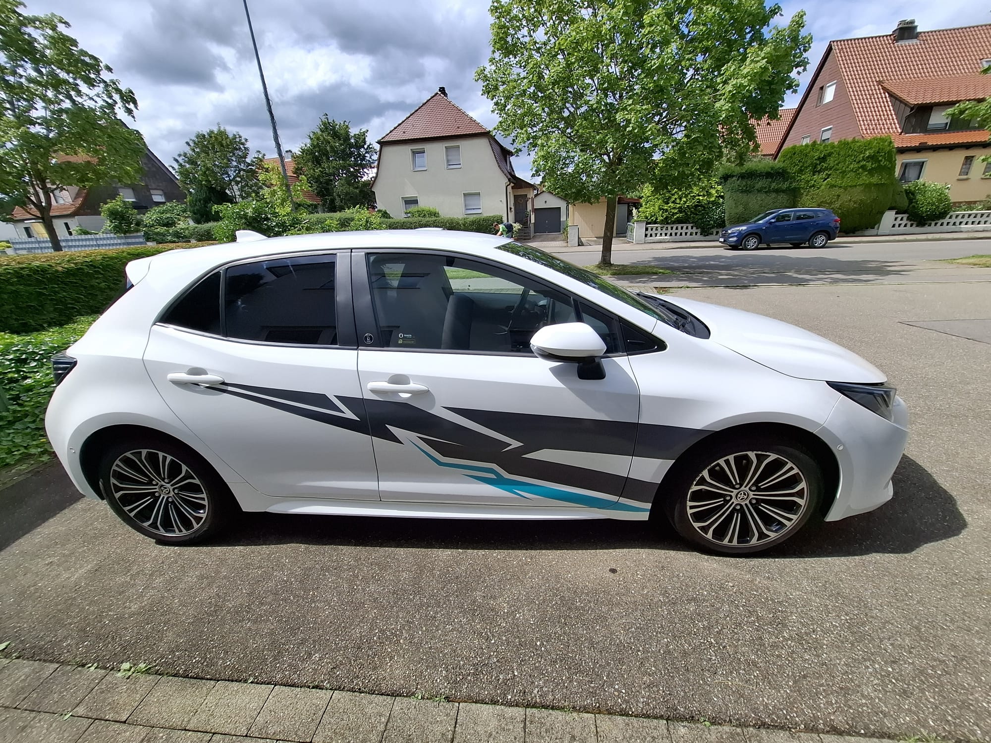 Abstrakt Streifen Style Dekor Auto Design Aufkleber Set Tuning V2 #238
