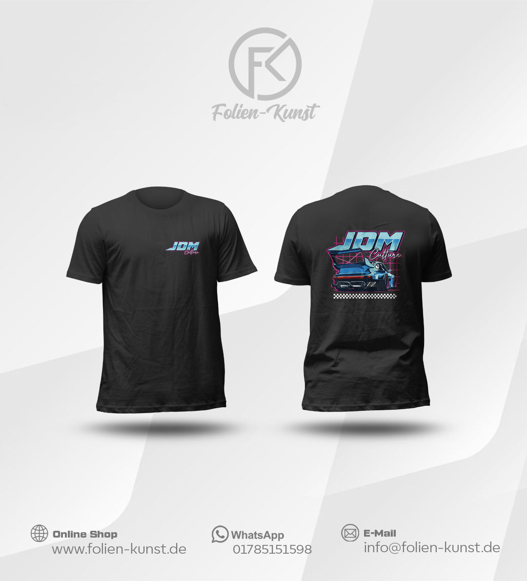 JDM Culture V2 Aufdruck Kleidung Premium T-Shirt / Hoodie