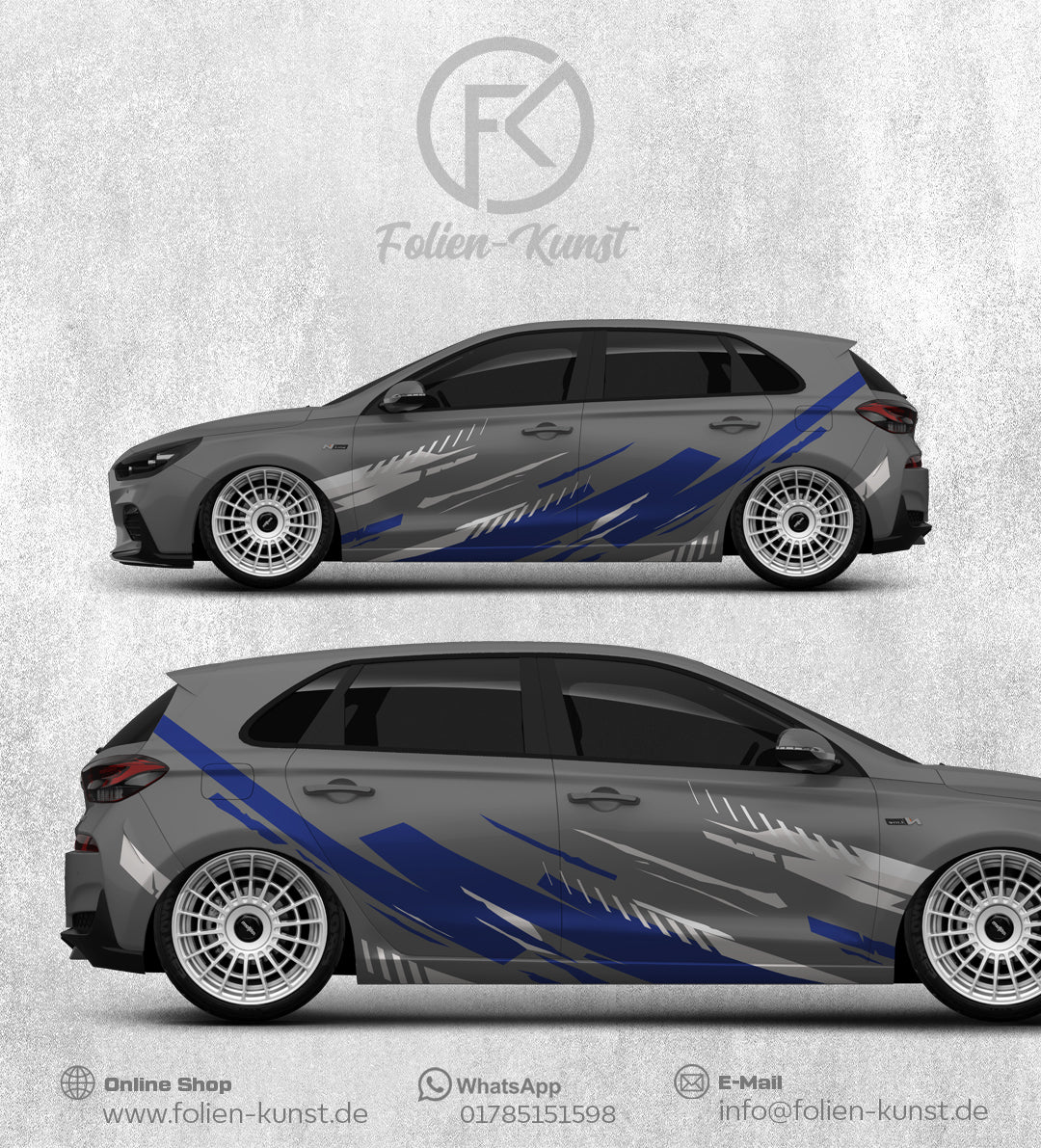 Folien Tuning Fahrzeug Style Aufkleber Design Dekor #426