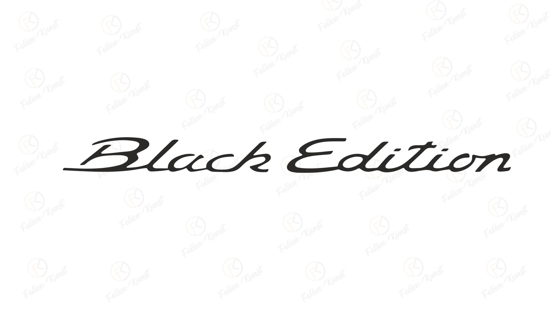 Black Edition Aufkleber Sticker Schriftzug Styling Tuning JDM Autoaufkleber