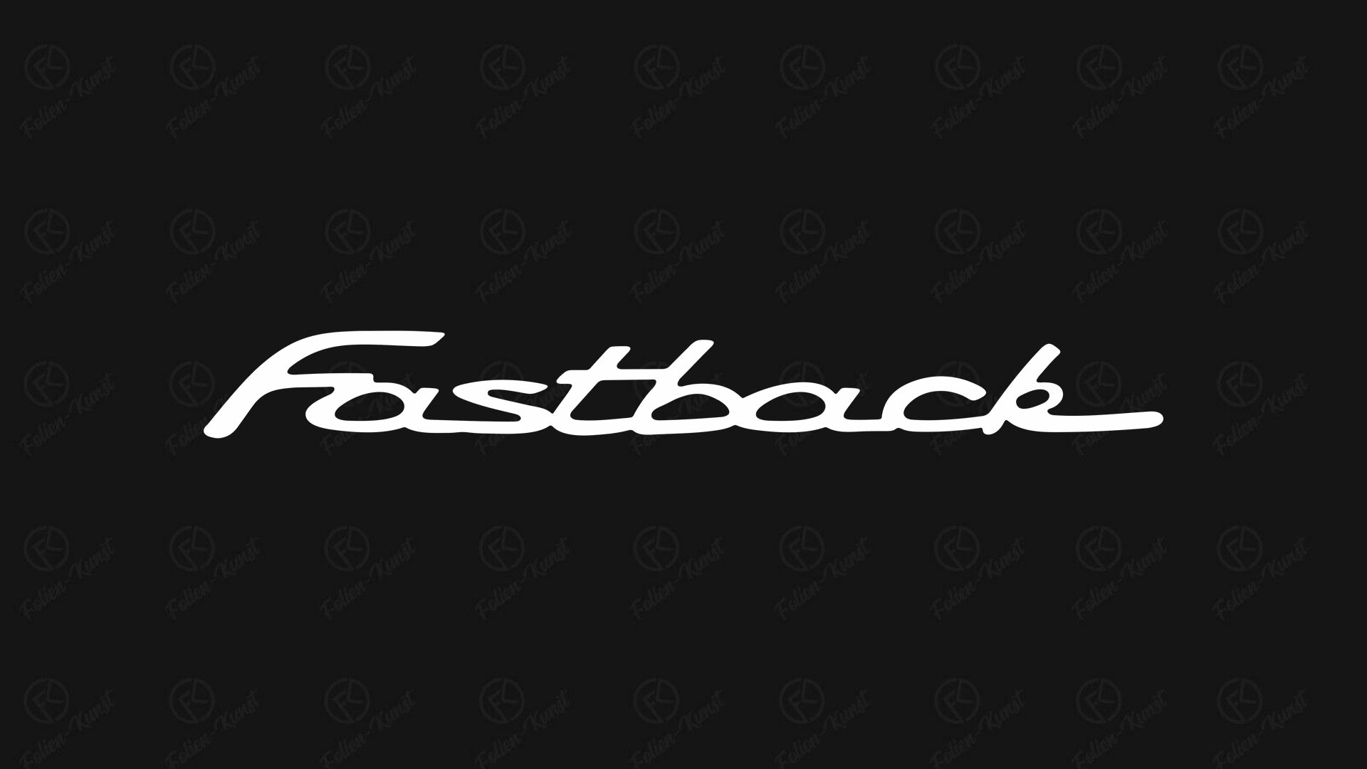 Fastback Schriftzug Aufkleber Styling i30N Dekor Tuning