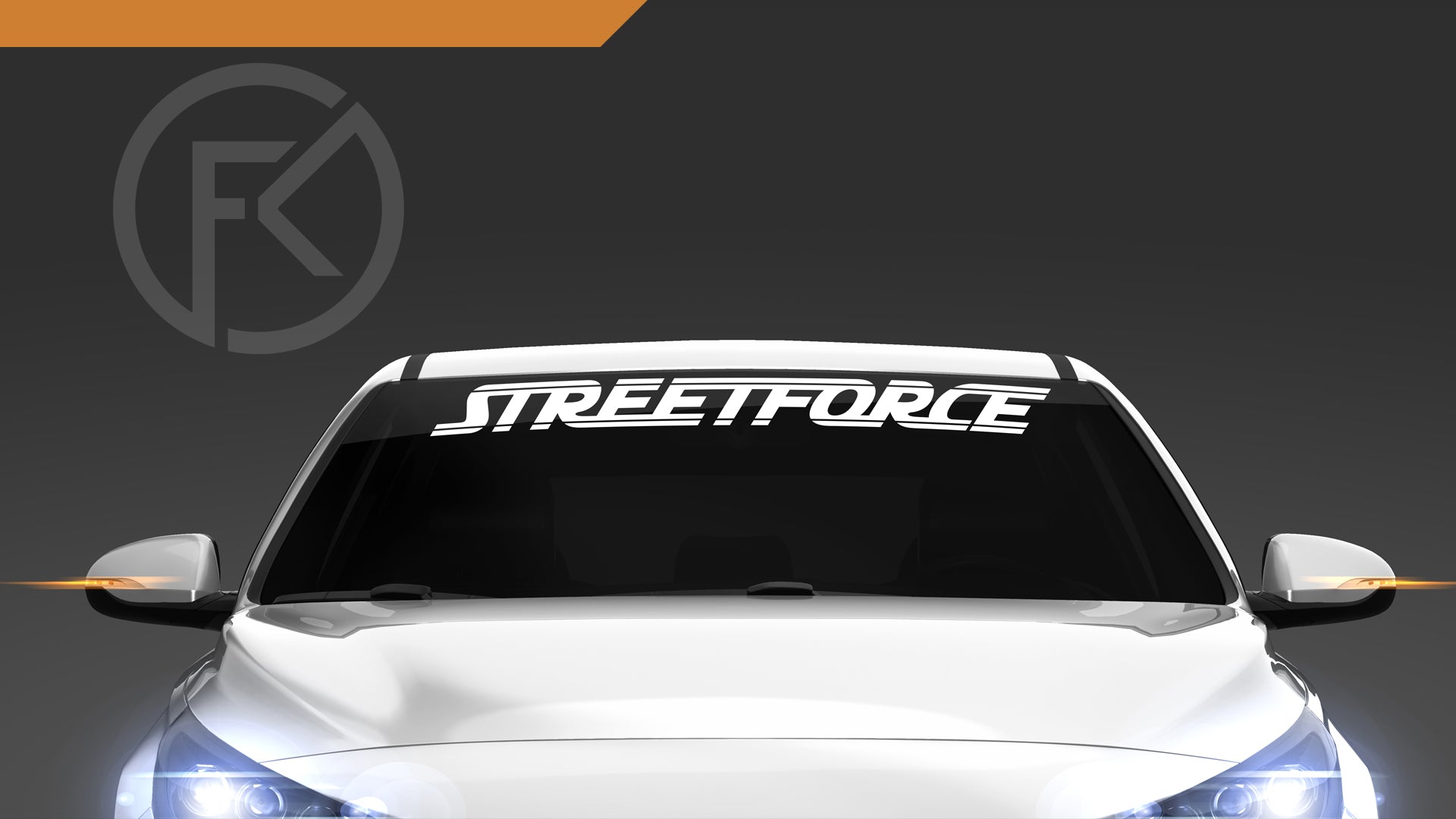 Streetforce Scheibenkeil Schriftzug Aufkleber Sticker Tuning JDM